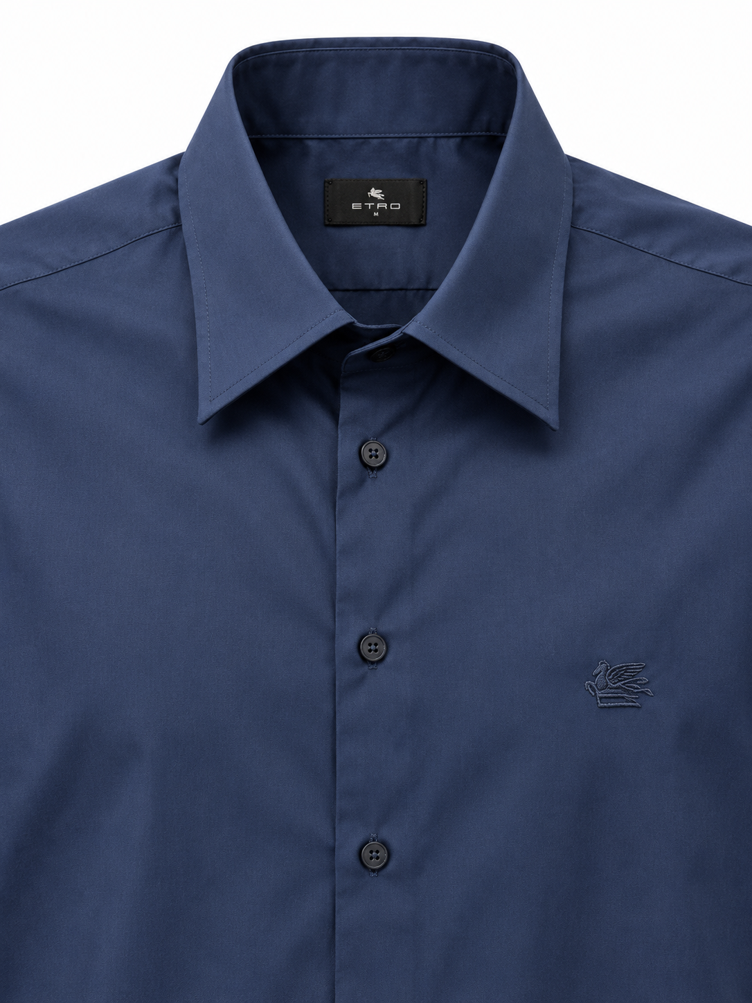 Long-Sleeve Blue Shirt
