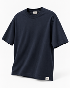 Navy Boxy T-Shirt