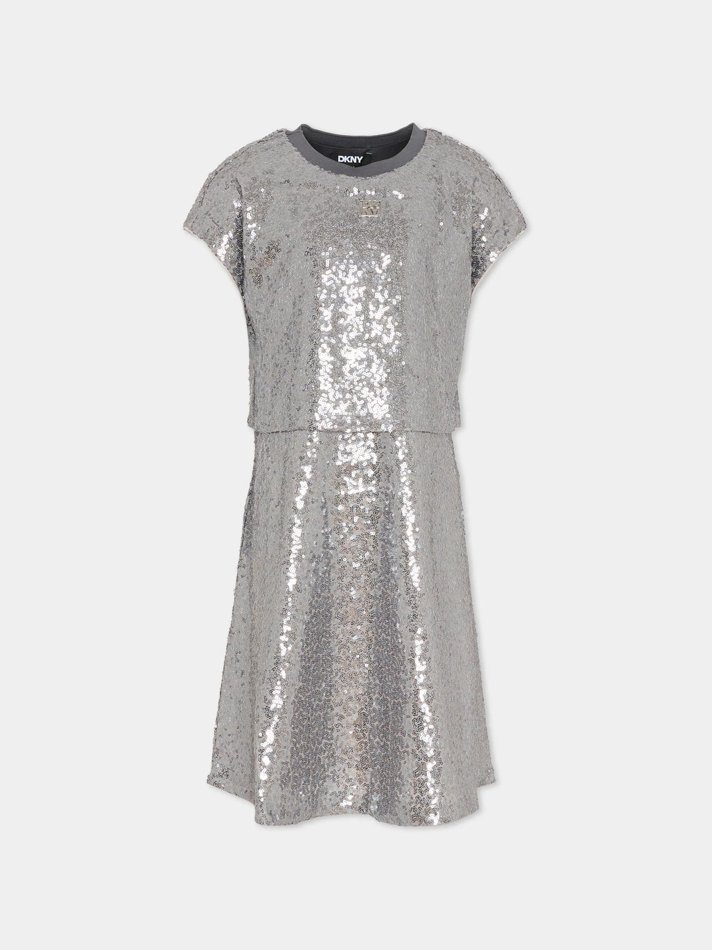 Silver Sequins Dress