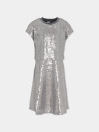 Silver Sequins Dress