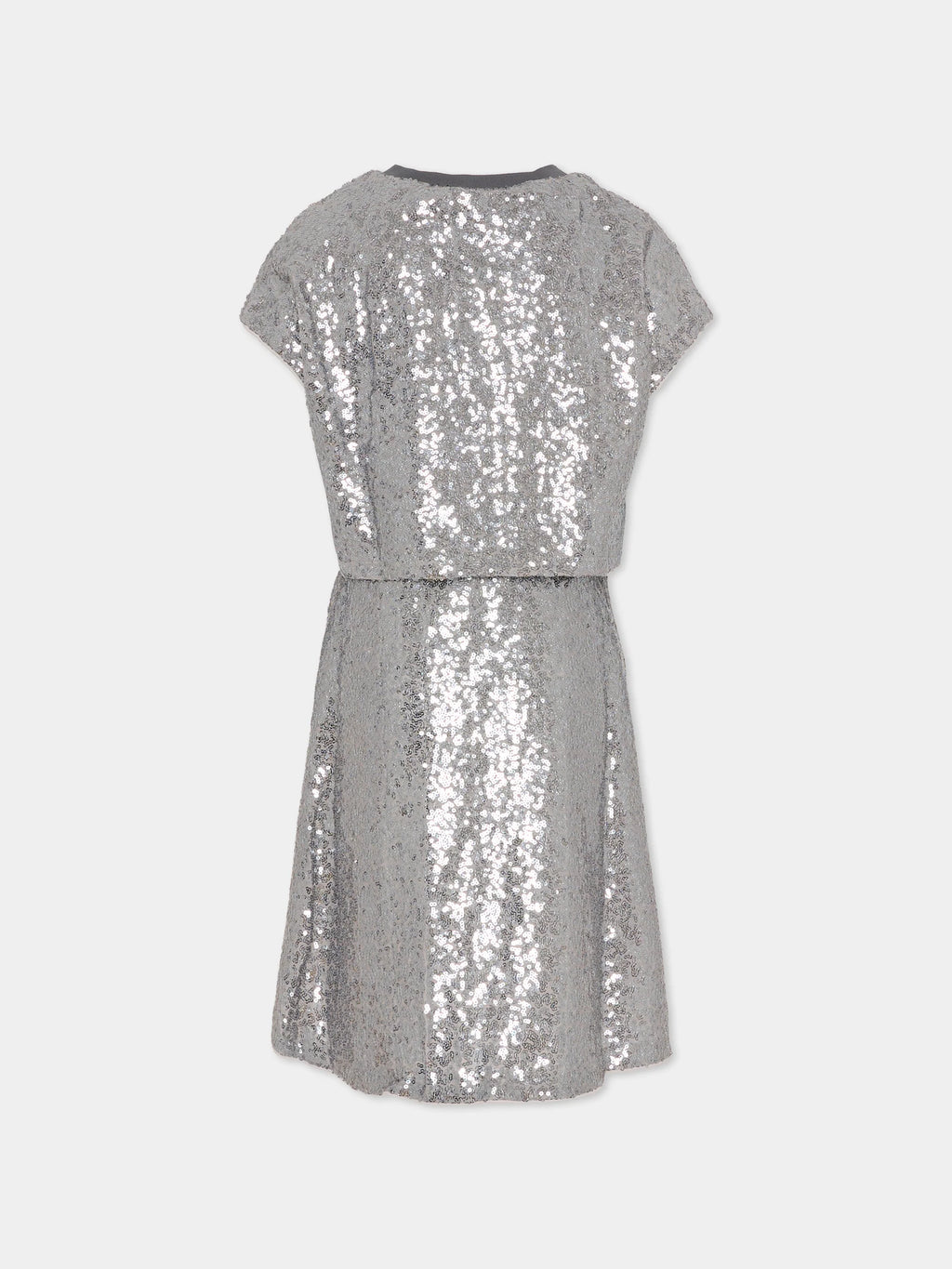 Silver Sequins Dress