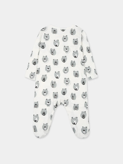 White Set Baby Boy Bear