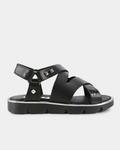 Black Sandals With Studs