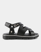 Black Sandals With Studs