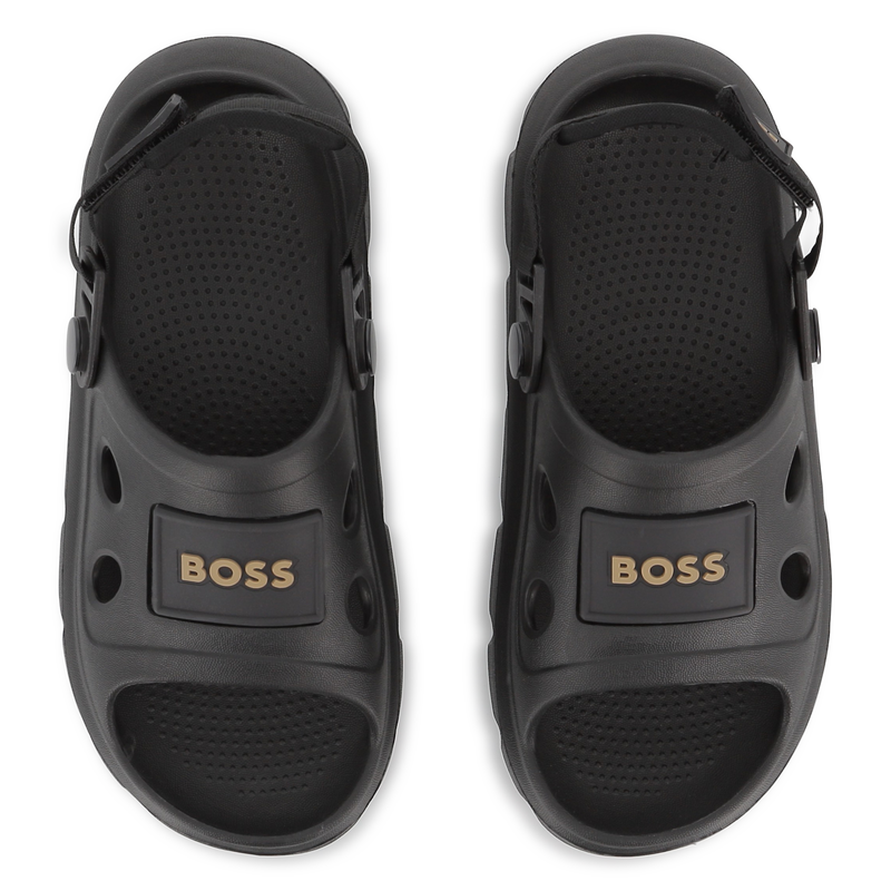 Sandals With Hook And Loop Fasteners