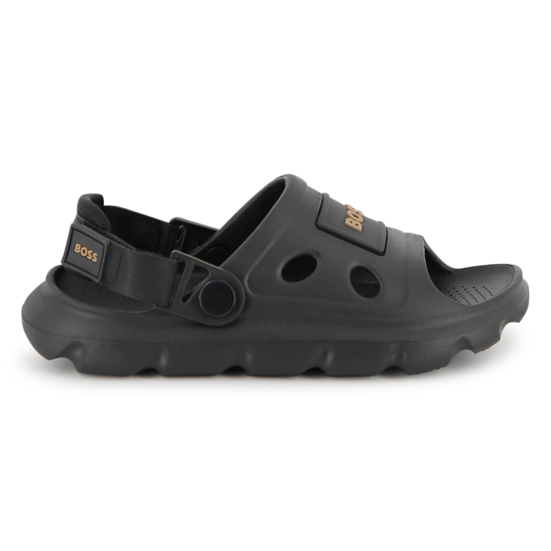 Sandals With Hook And Loop Fasteners