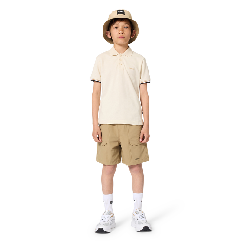Beige Polo T-Shirt