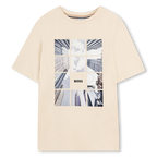 Ecru Short-Sleeved T-Shirt