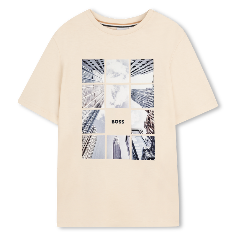 Ecru Short-Sleeved T-Shirt