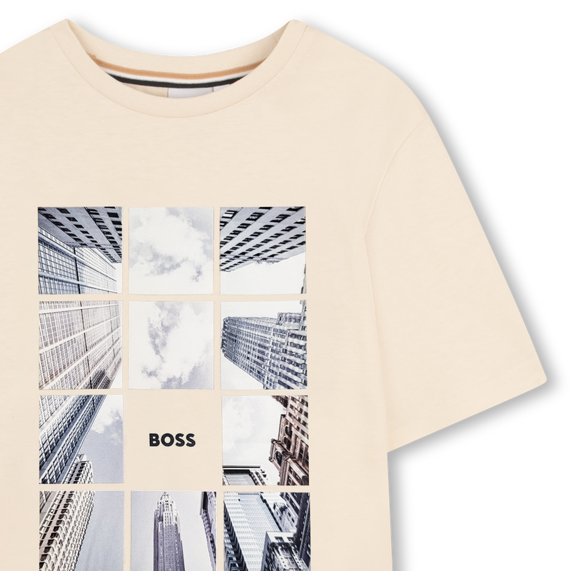 Ecru Short-Sleeved T-Shirt