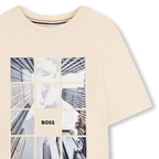 Ecru Short-Sleeved T-Shirt