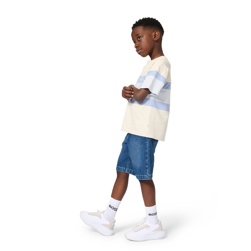 Ecru Short-Sleeved T-Shirt