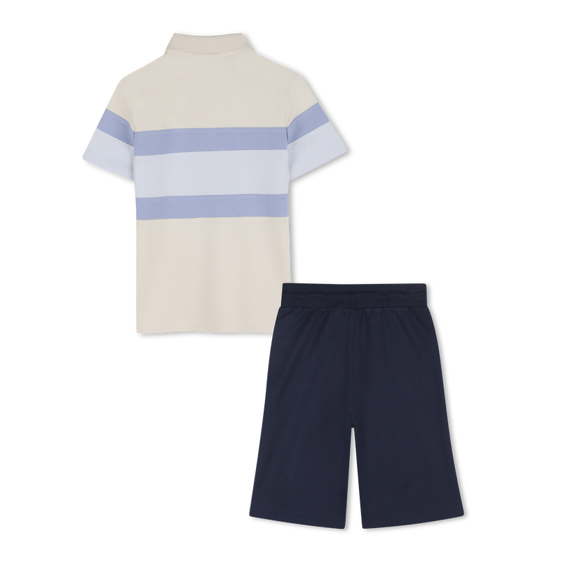Polo T-Shirt And Bermudas Set