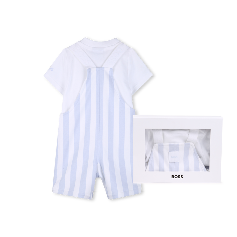 Overalls And T-Shirt Set