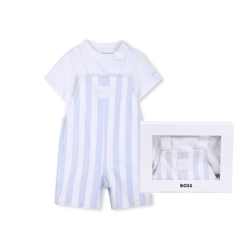 Overalls And T-Shirt Set