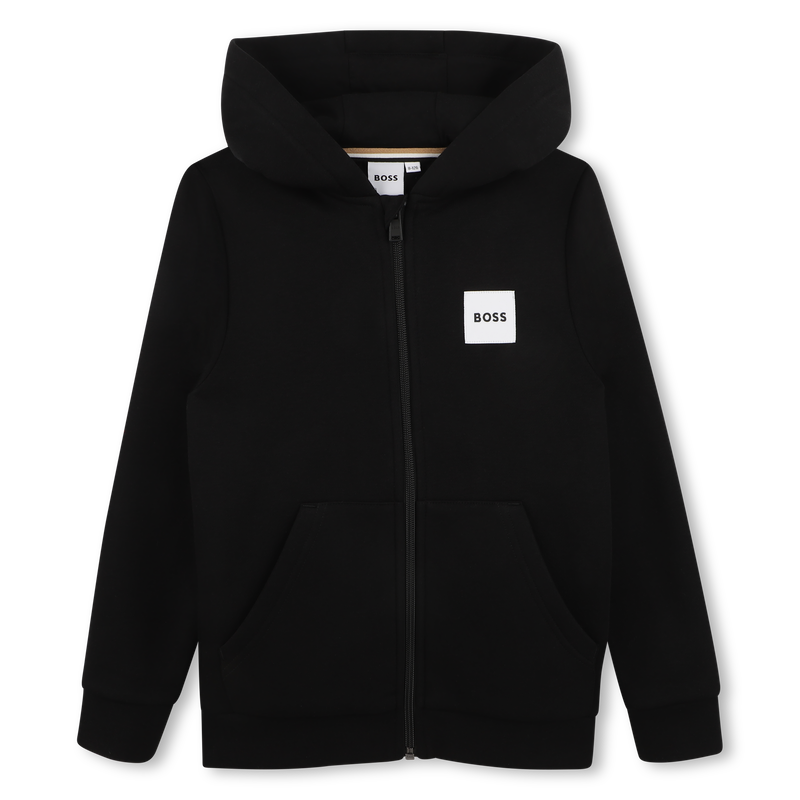 Black Zip-Up Hoodie