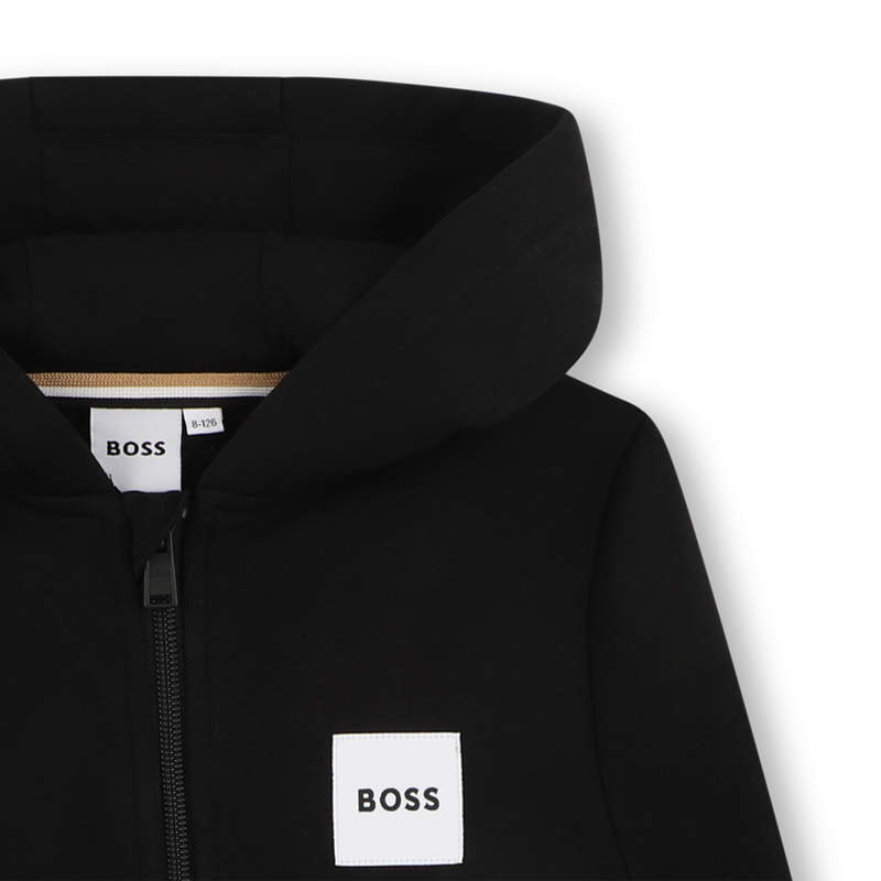 Black Zip-Up Hoodie