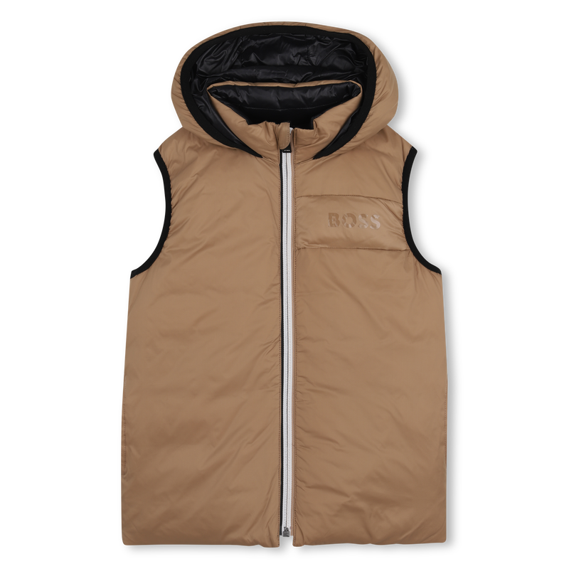Reversible Sleeveless Puffer Jacket