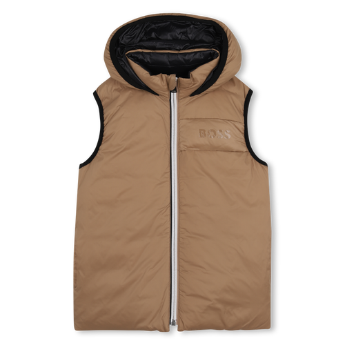 Reversible Sleeveless Puffer Jacket