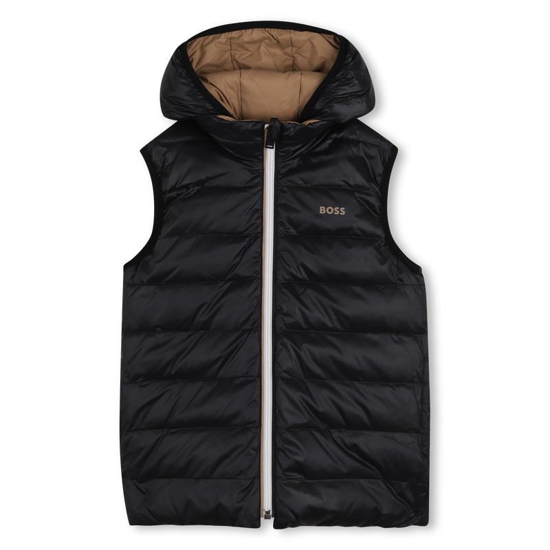 Reversible Sleeveless Puffer Jacket