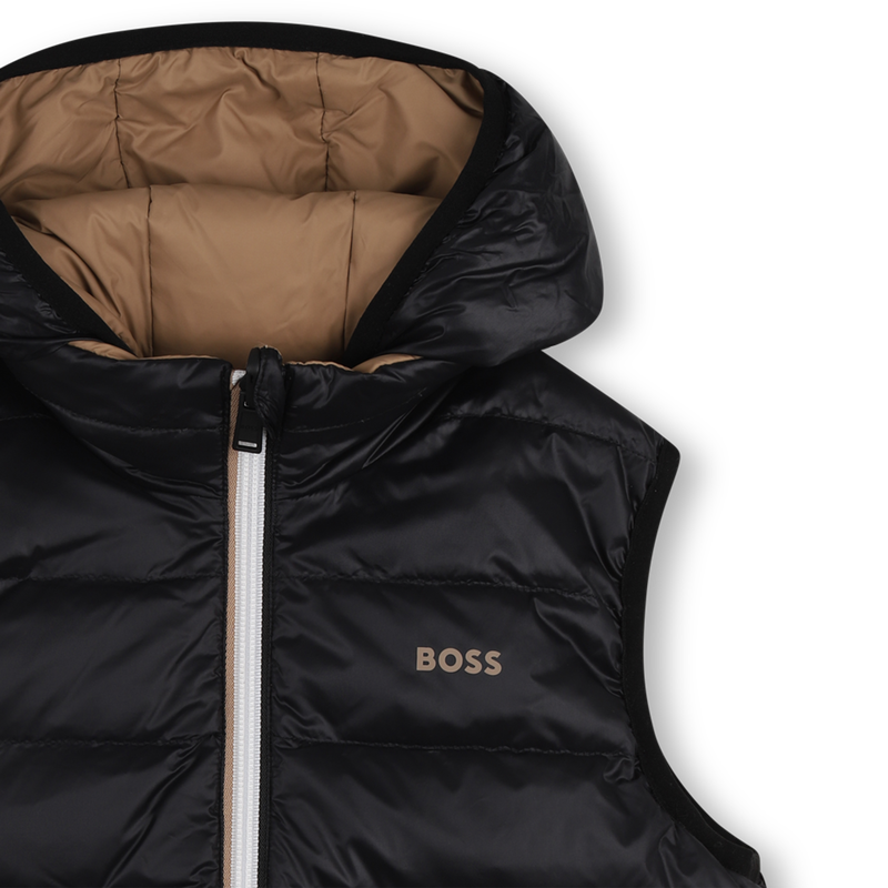 Reversible Sleeveless Puffer Jacket