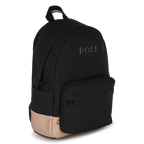 Black And Beige Backpack