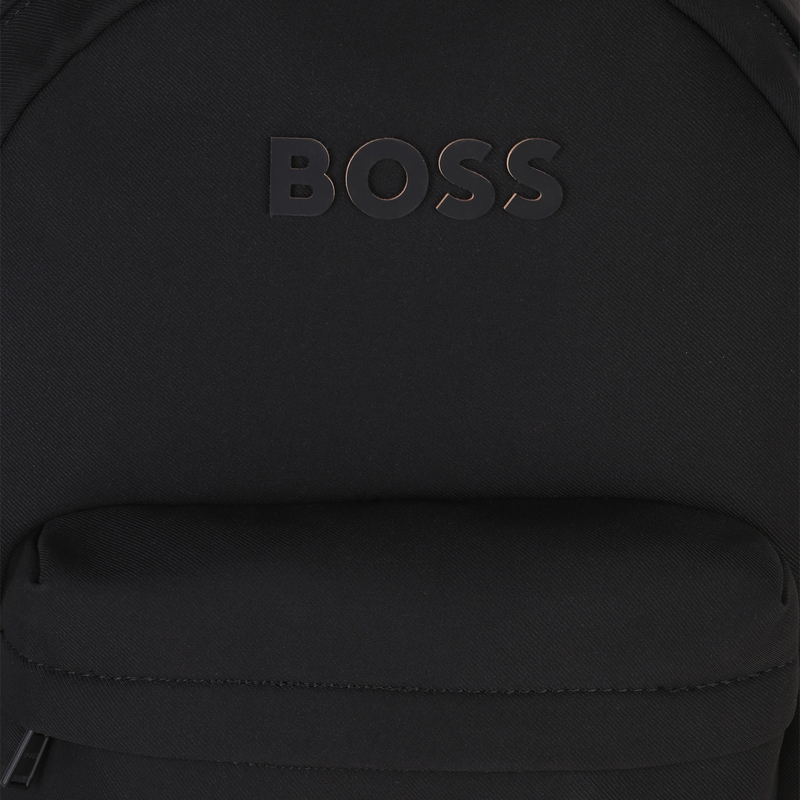 Black And Beige Backpack