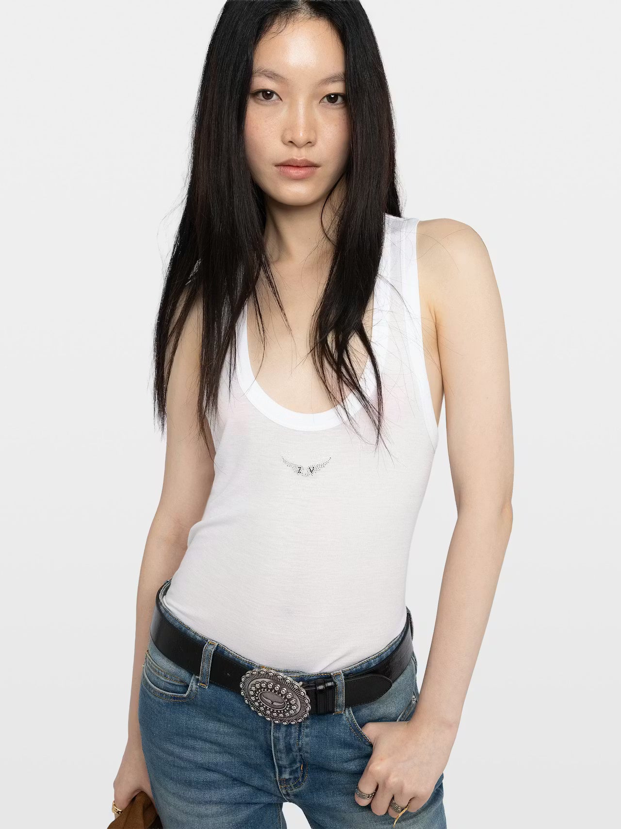 Bianca White Tank Top