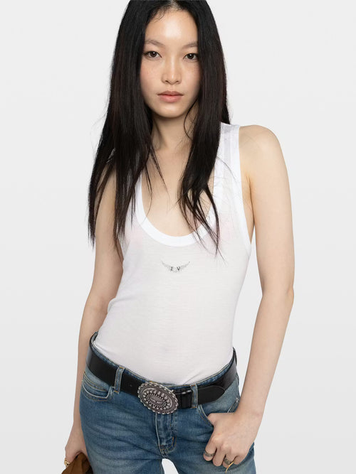 Bianca White Tank Top