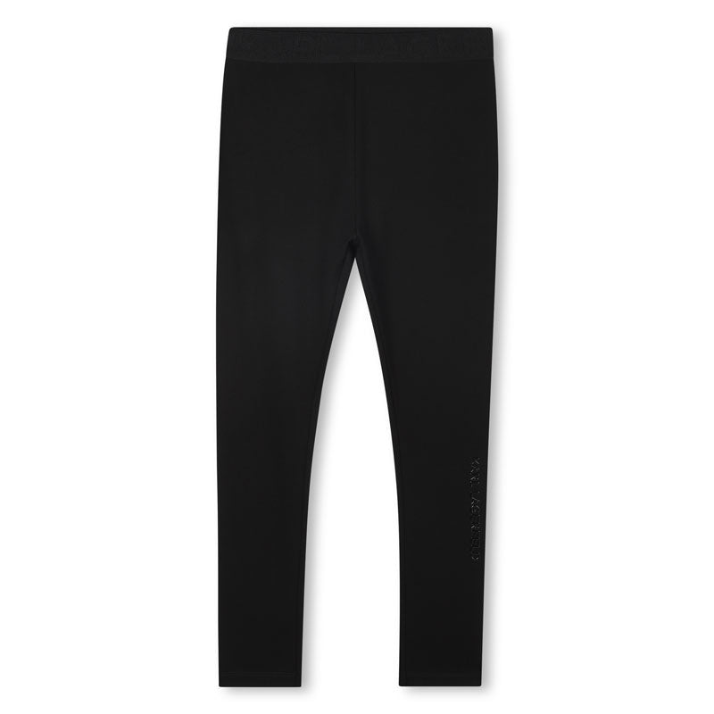 Black Karl Logo Leggings
