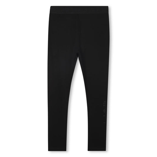 Black Karl Logo Leggings