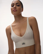 Posey White Sporty Bralette