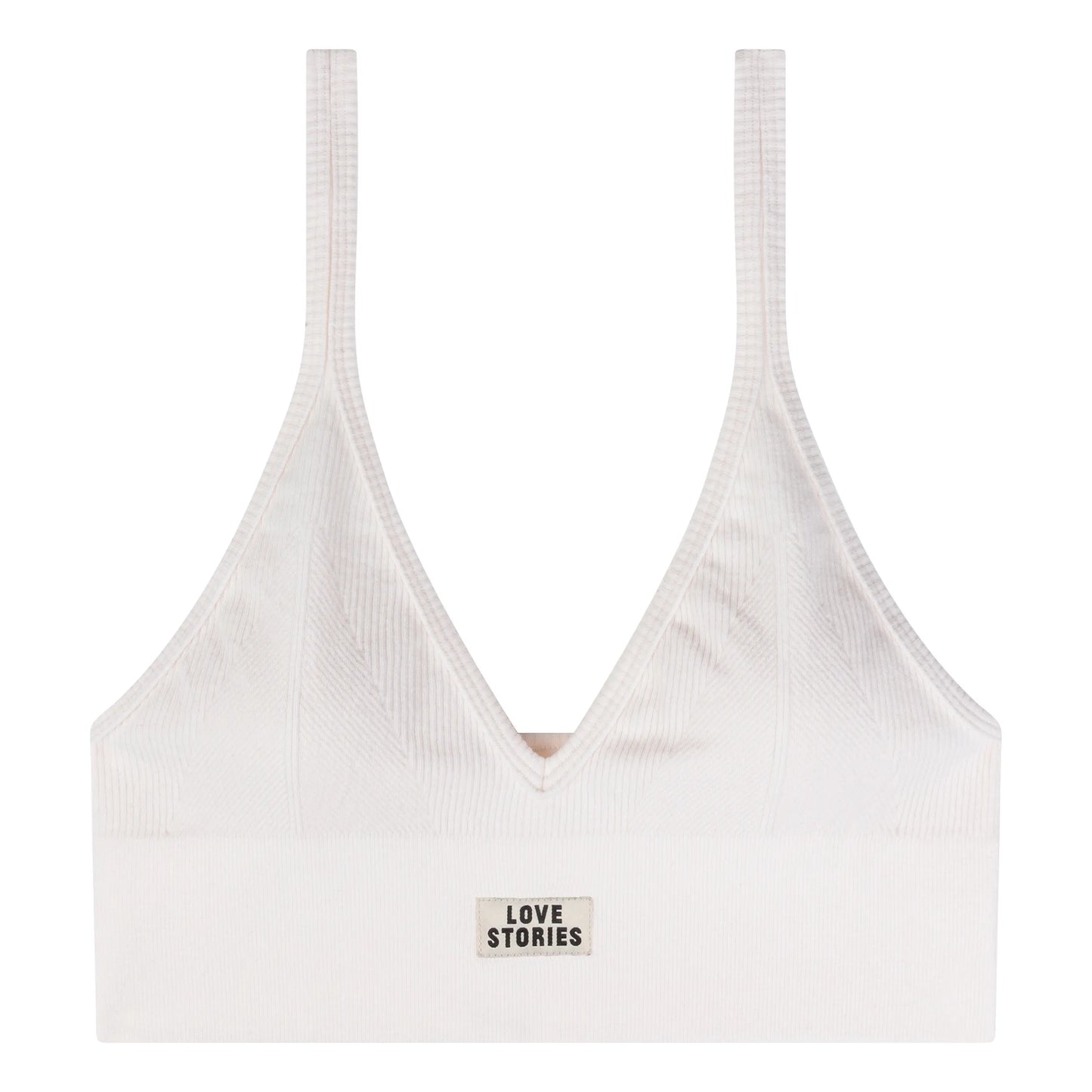 Posey White Sporty Bralette