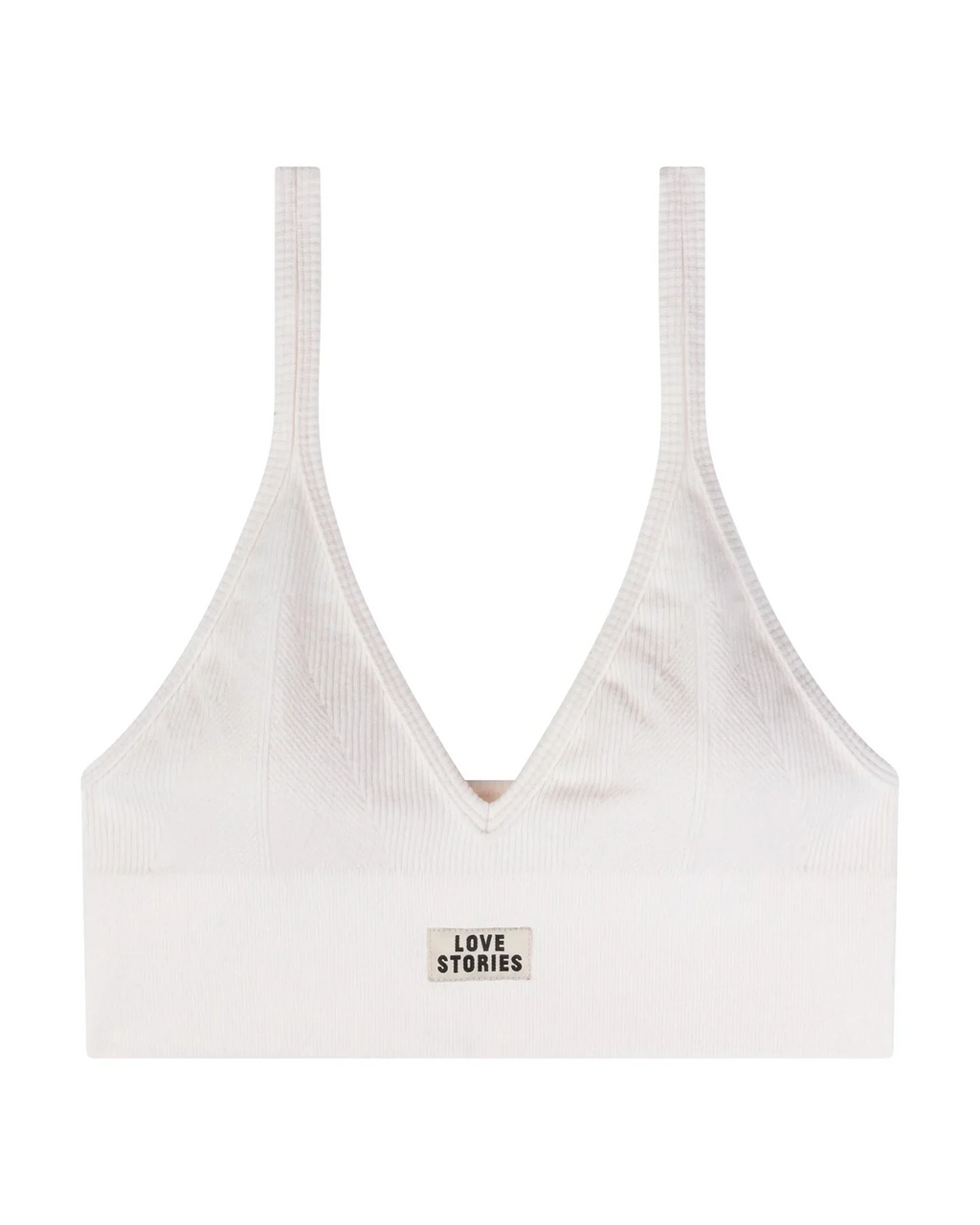 Posey White Sporty Bralette