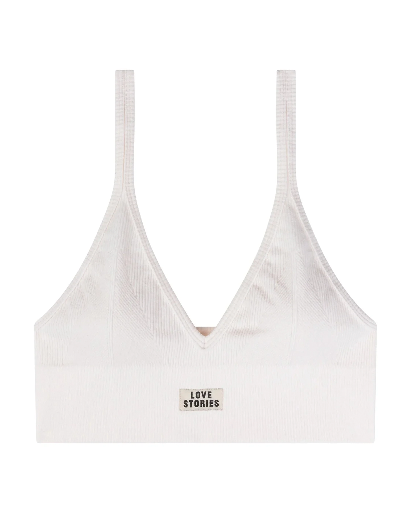 Posey White Sporty Bralette