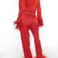 Posh Red Feathers Set