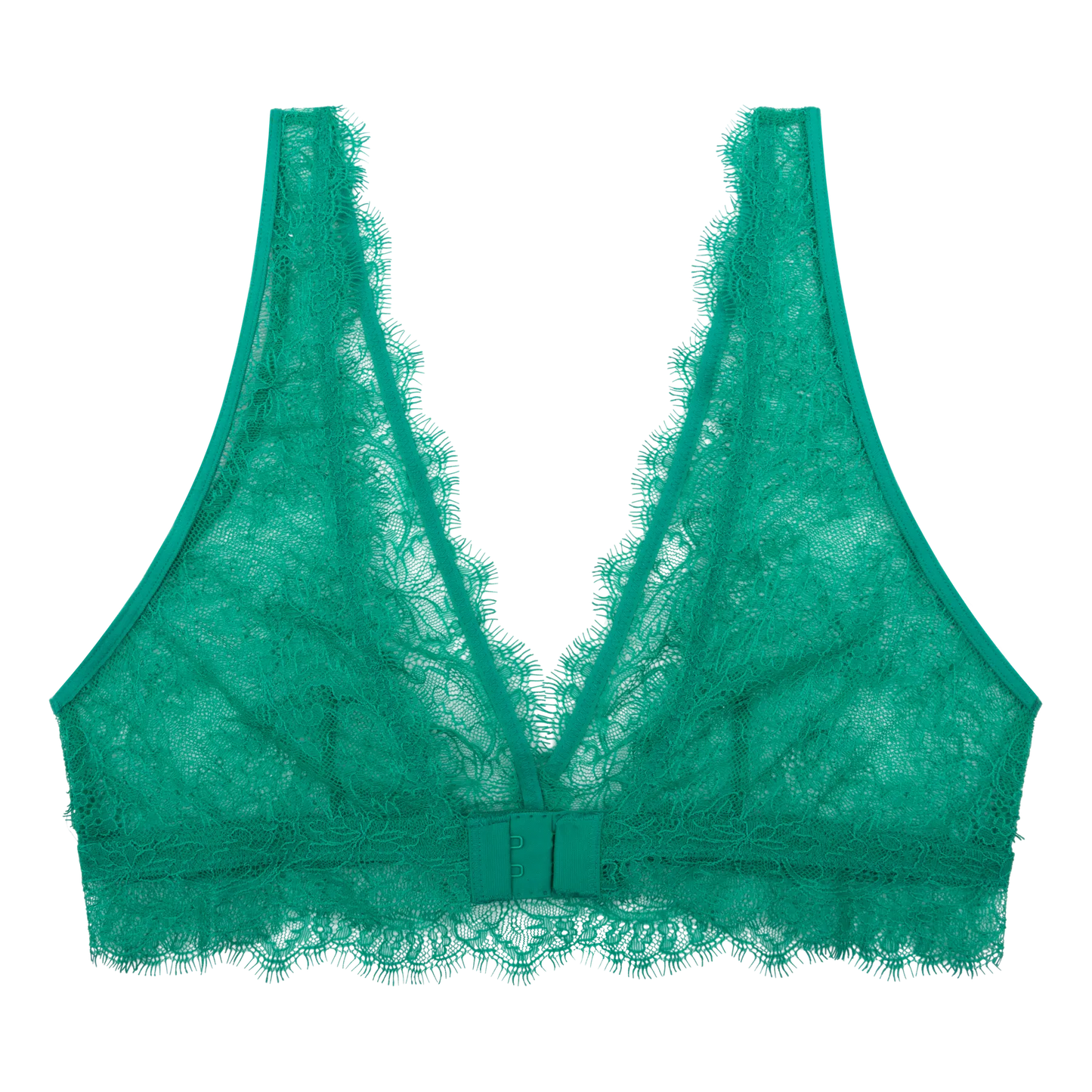 Cherie Green Elegant Lace Bralette