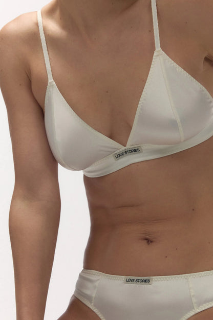 Darling White Bralette