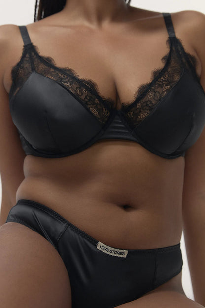 Carl Brazilian-Style Black Briefs