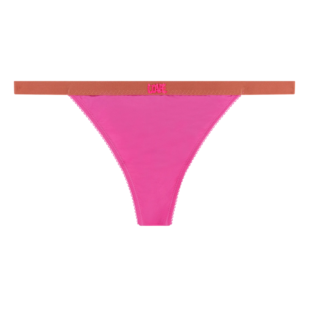 Roomservice Pink String Briefs