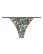 Roomservice Floral Print String Briefs