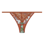 Roomservice Floral Print String Briefs