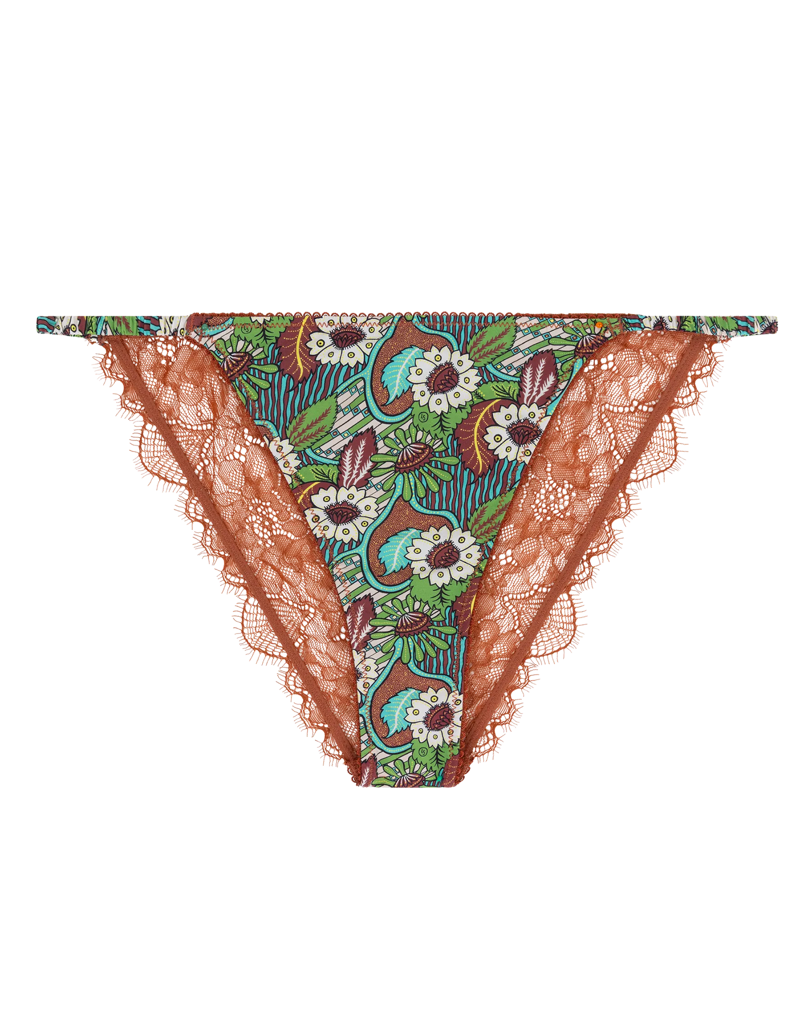 Wild Rose Floral Print Briefs