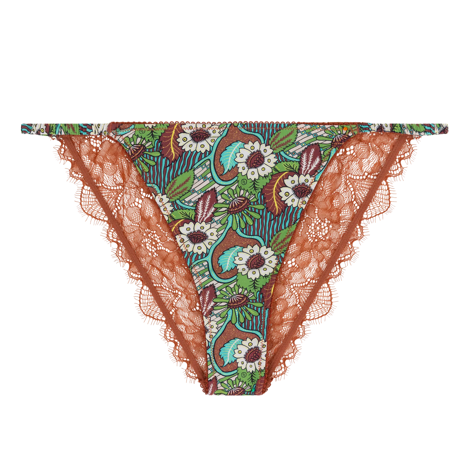 Wild Rose Floral Print Briefs