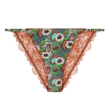 Wild Rose Floral Print Briefs