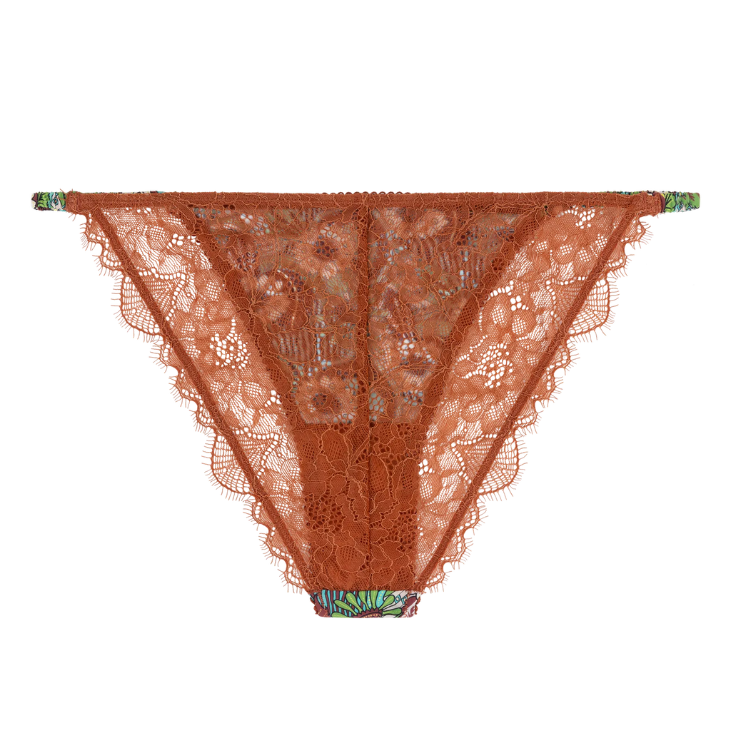Wild Rose Floral Print Briefs