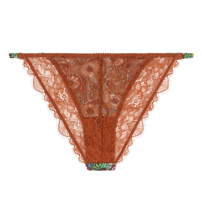 Wild Rose Floral Print Briefs