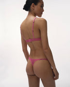 Gwen Pink Lacy Padded Bralette