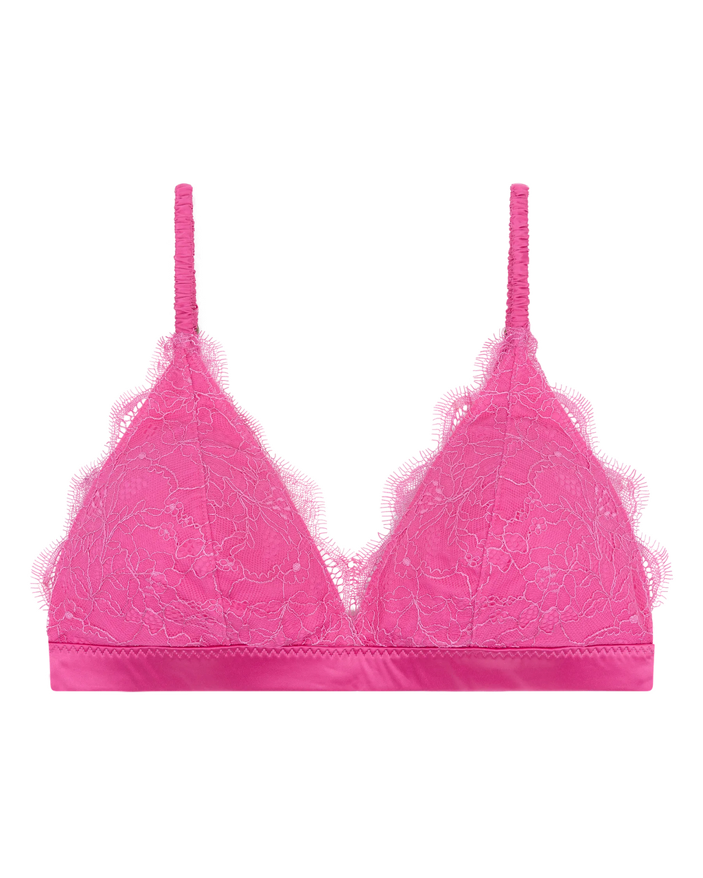 Gwen Pink Lacy Padded Bralette