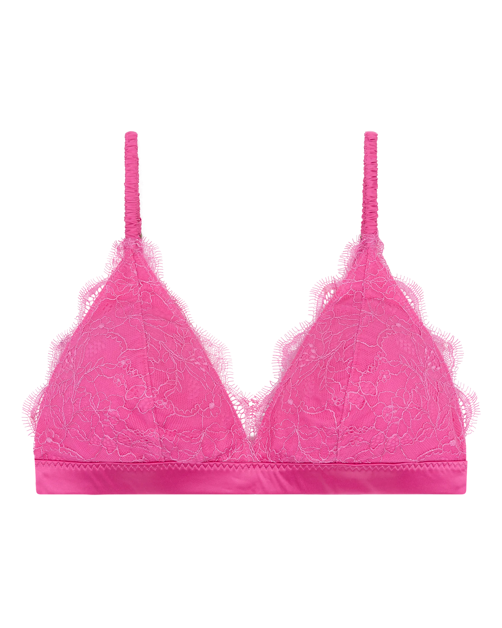 Gwen Pink Lacy Padded Bralette